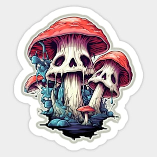 Trippy Mushroom Sticker